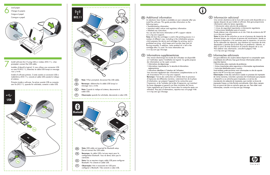 HP C9279A manual 802.11, Bluetooth 