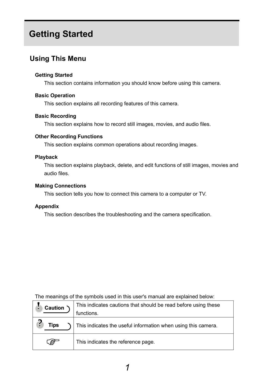 HP CA-340 manual Using This Menu 