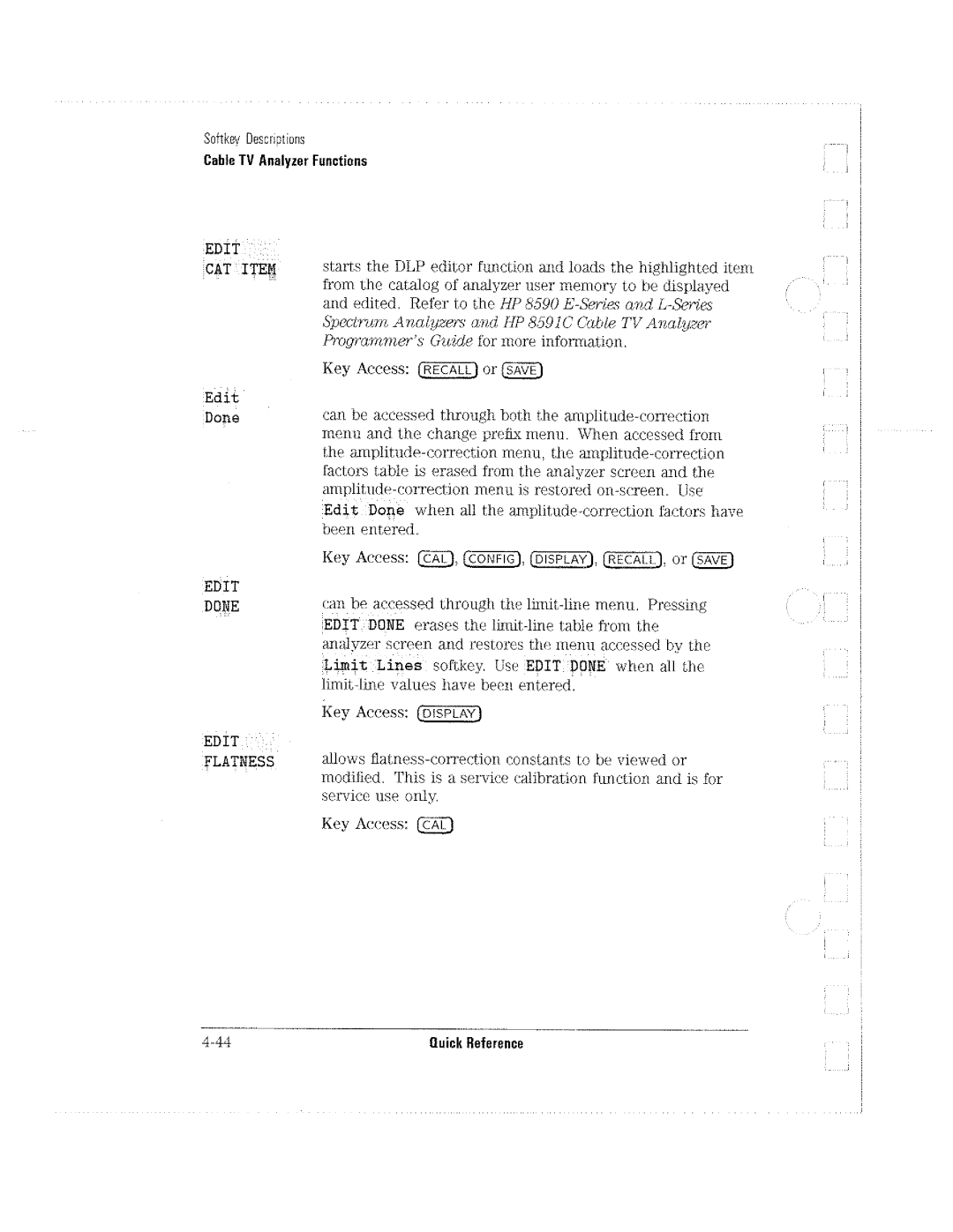 HP Cable Box 8591C manual 