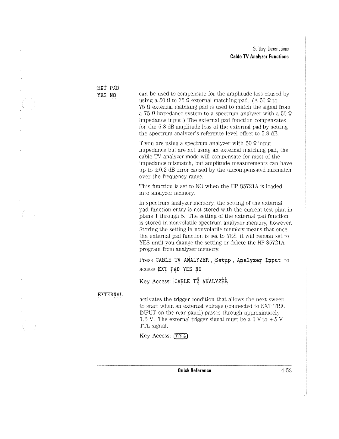 HP Cable Box 8591C manual 
