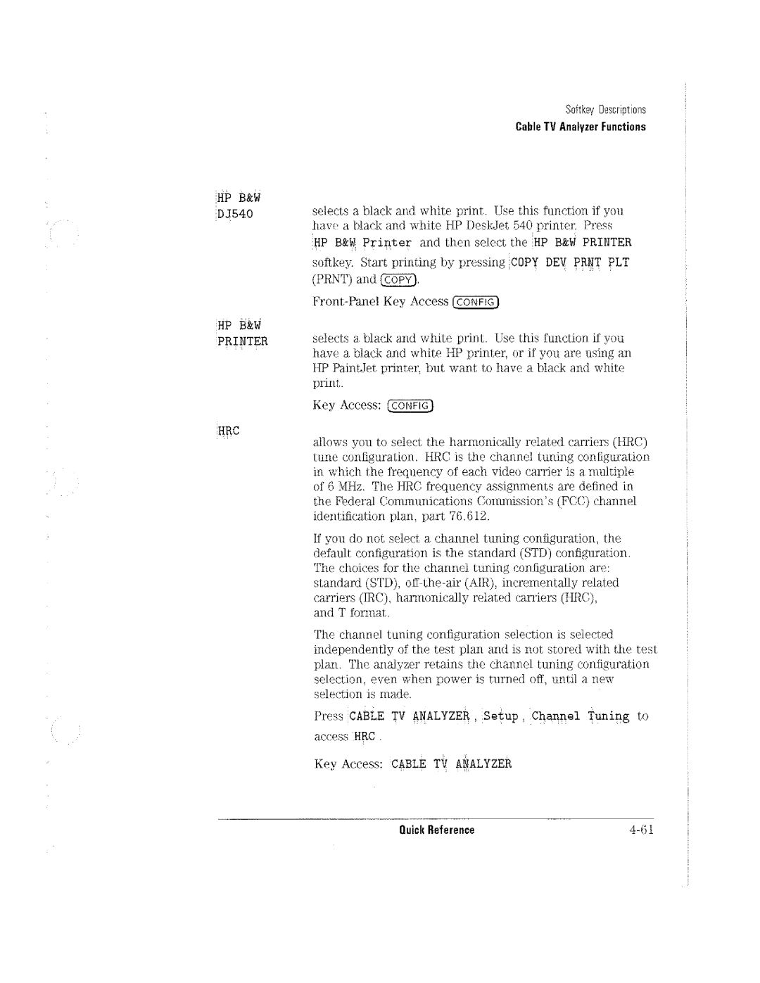 HP Cable Box 8591C manual 