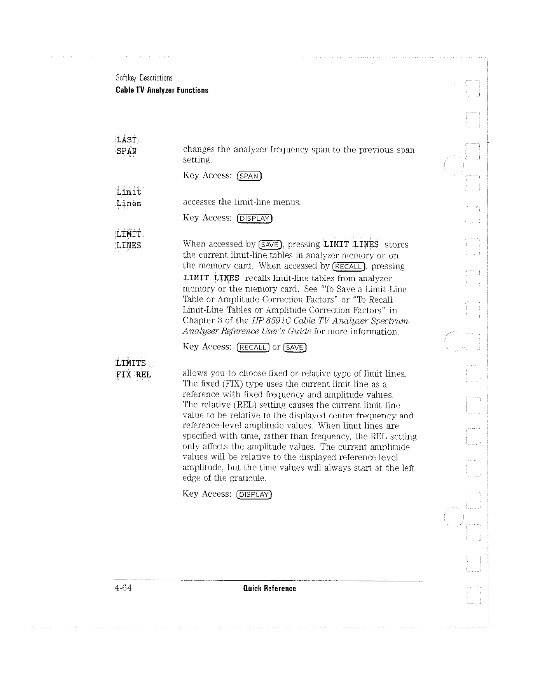 HP Cable Box 8591C manual 