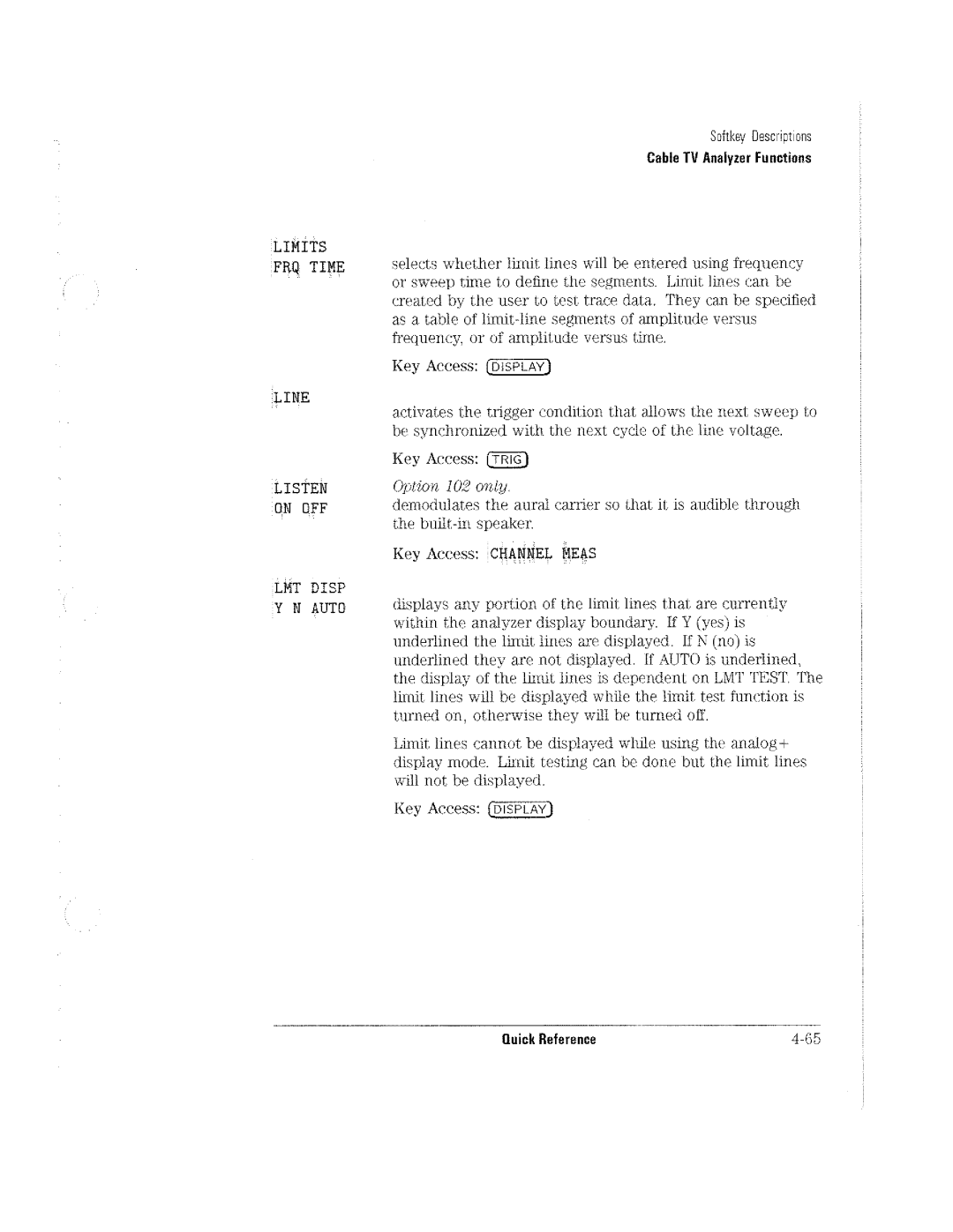 HP Cable Box 8591C manual 
