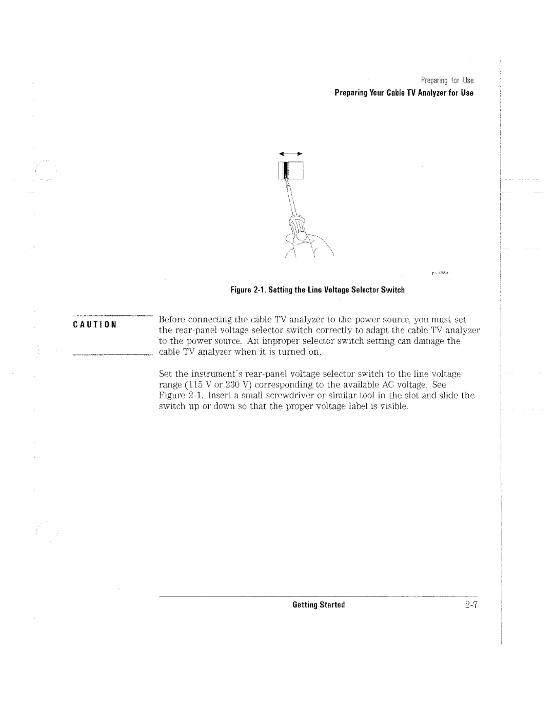 HP Cable Box 8591C manual 