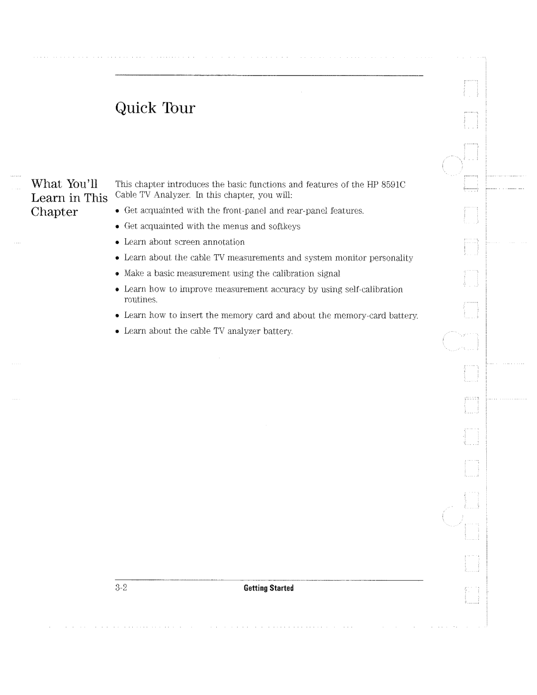HP Cable Box 8591C manual 