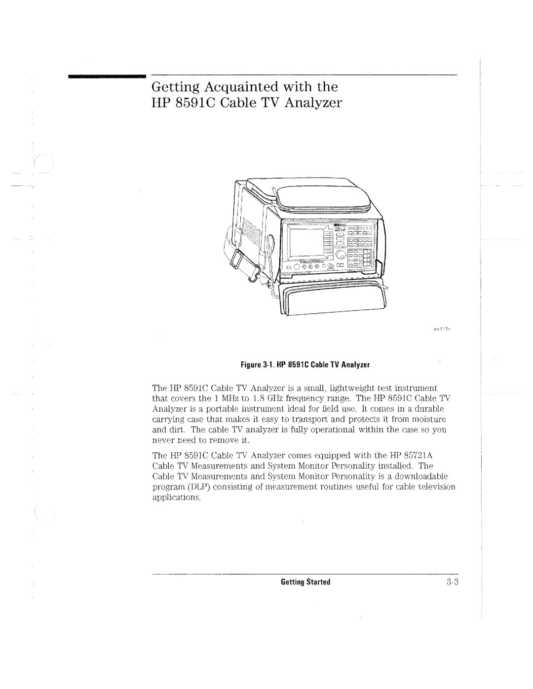 HP Cable Box 8591C manual 
