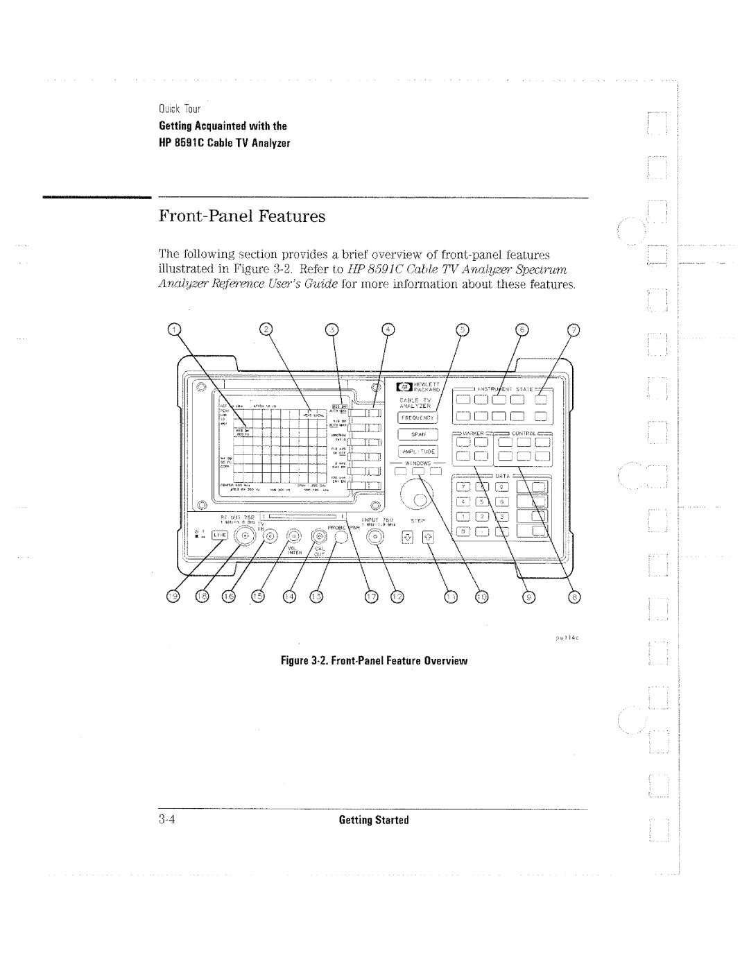 HP Cable Box 8591C manual 