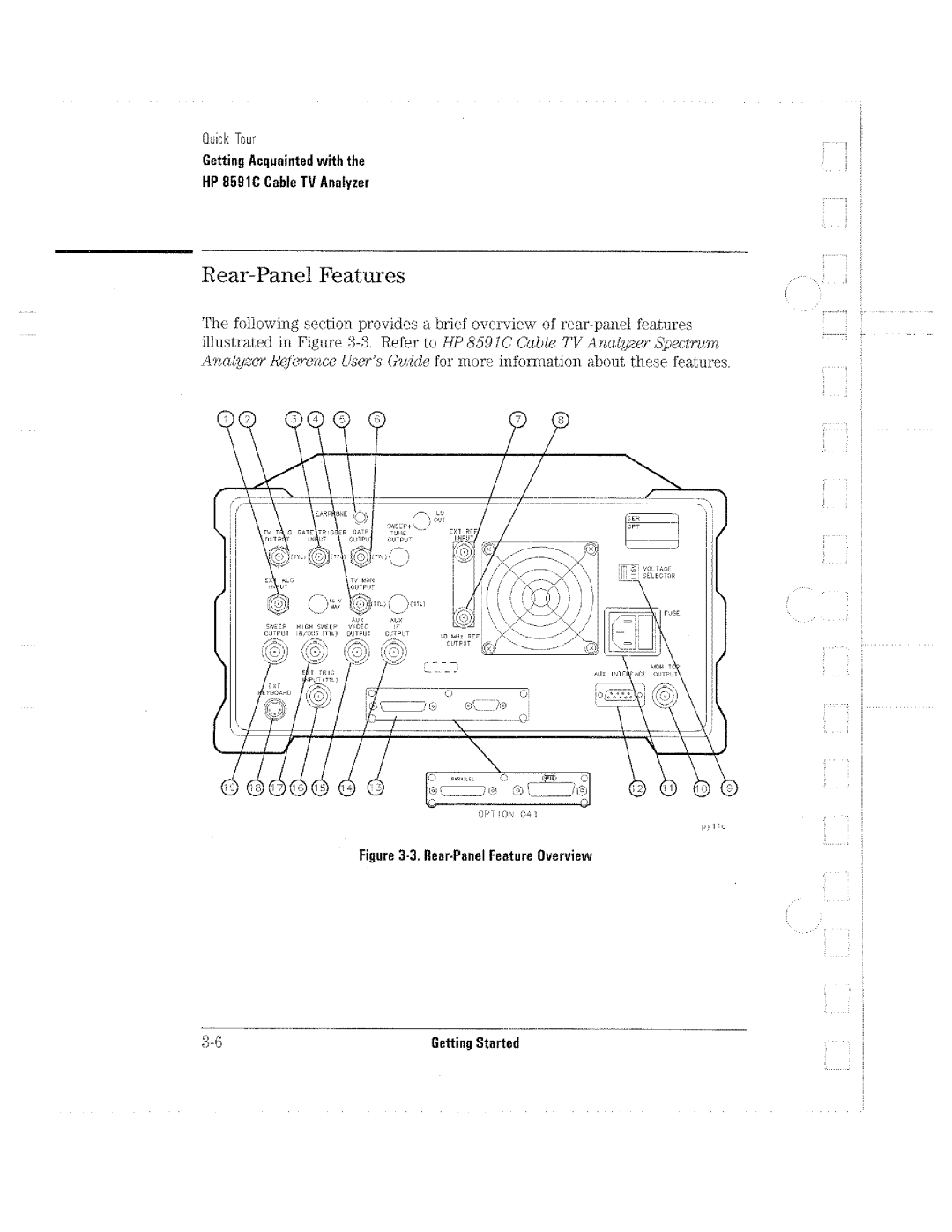 HP Cable Box 8591C manual 