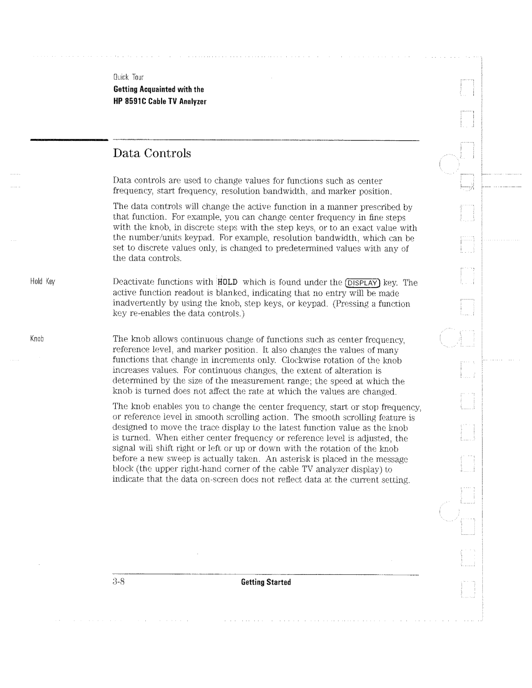 HP Cable Box 8591C manual 
