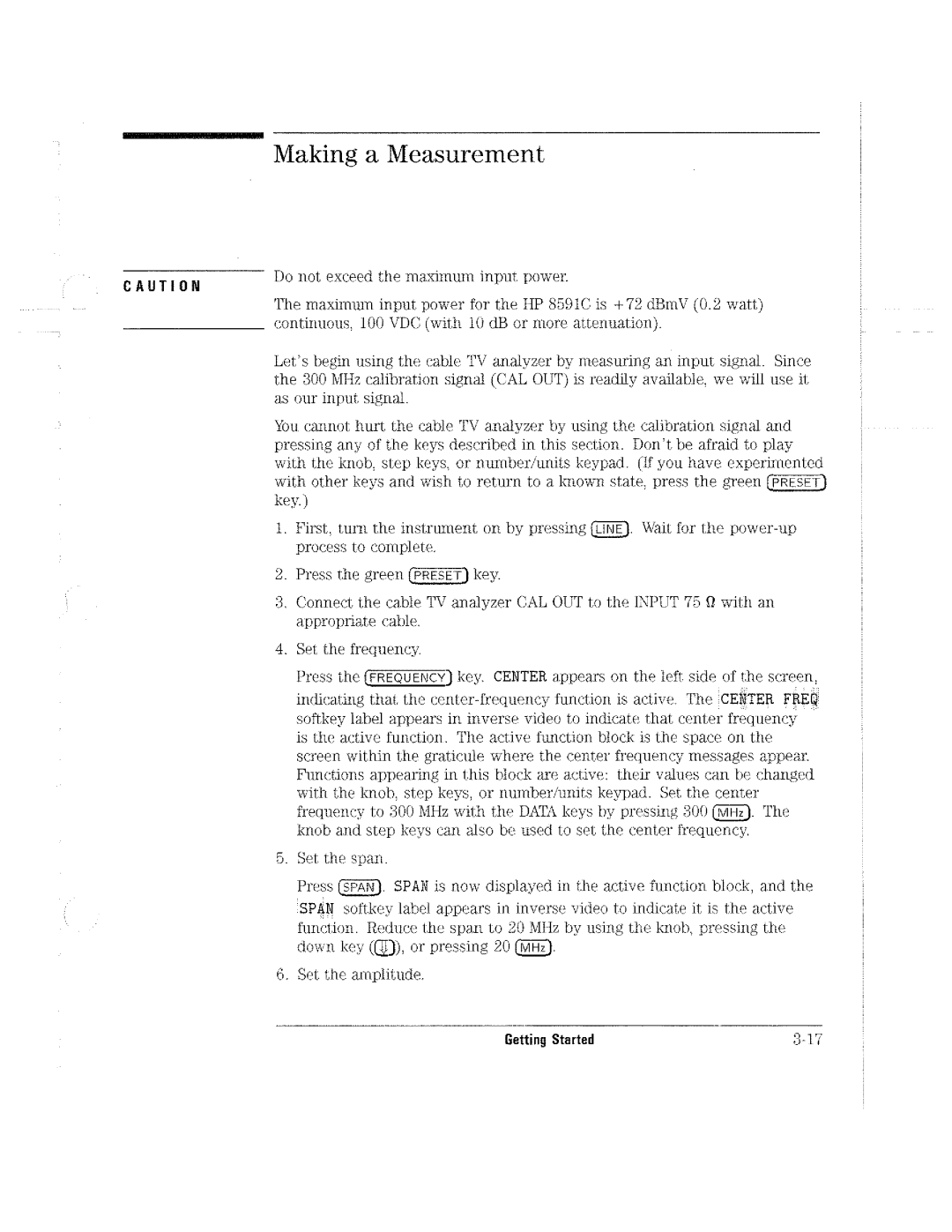 HP Cable Box 8591C manual 