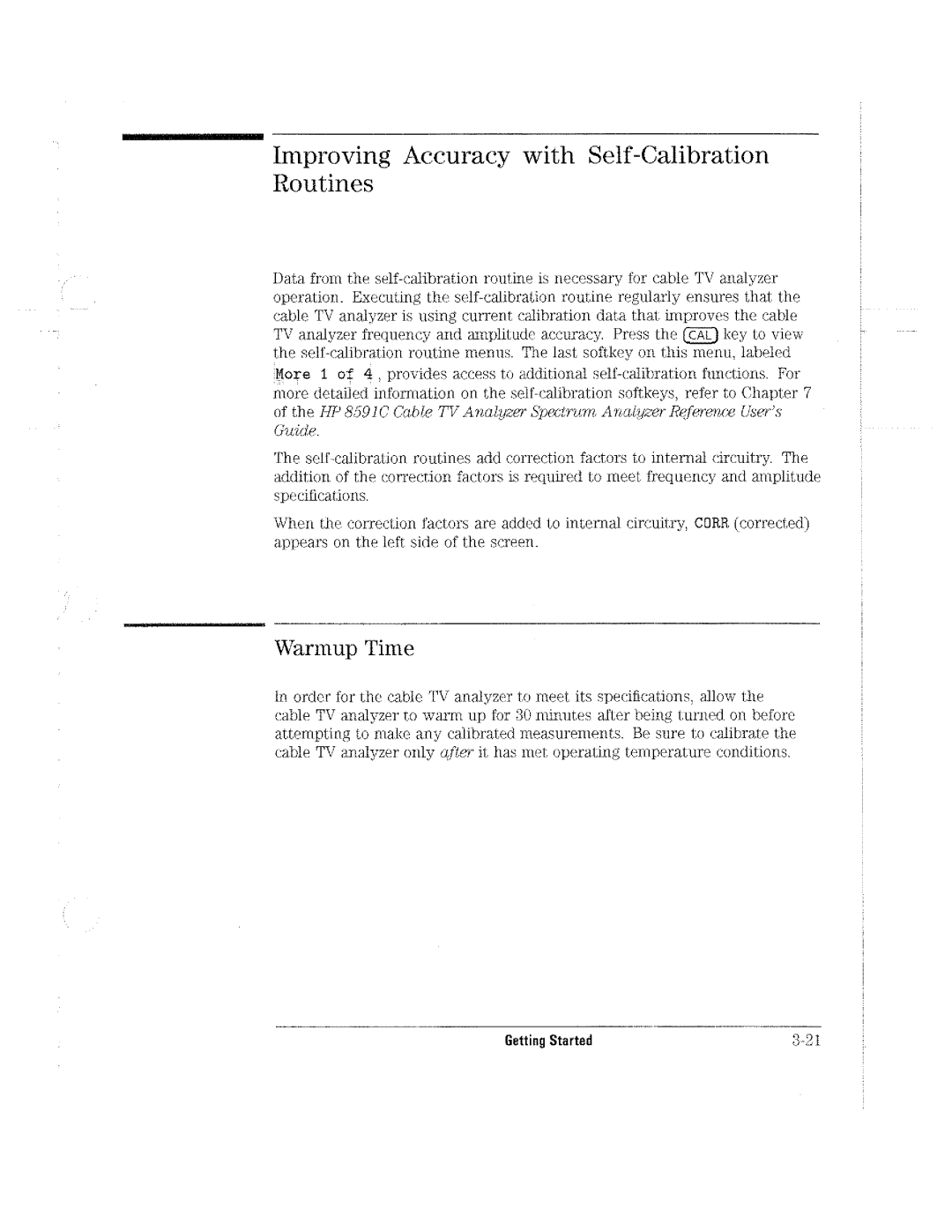 HP Cable Box 8591C manual 