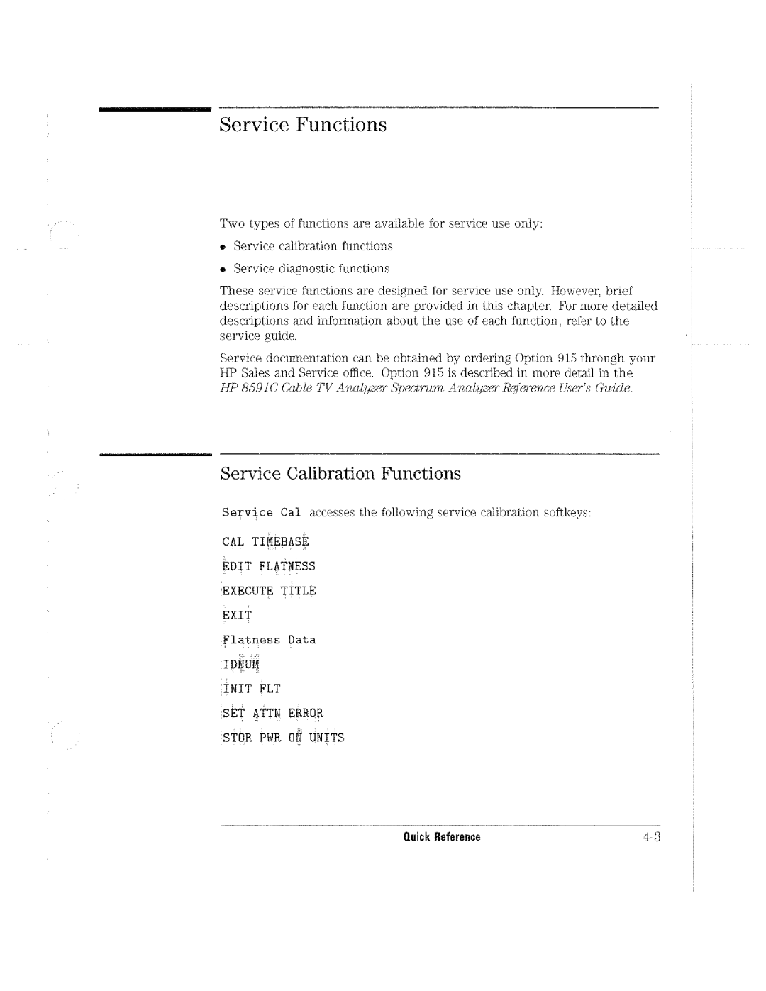 HP Cable Box 8591C manual 
