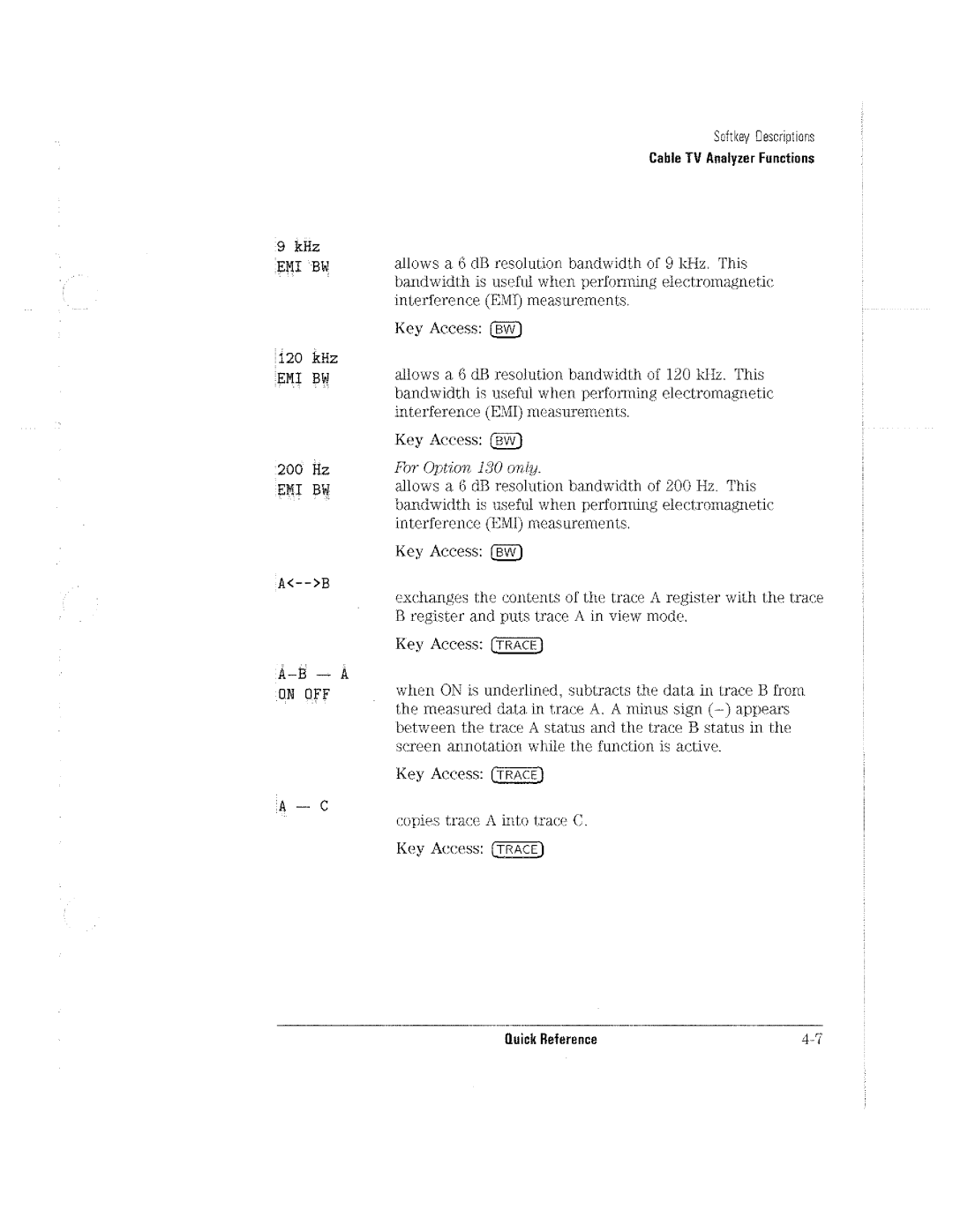 HP Cable Box 8591C manual 
