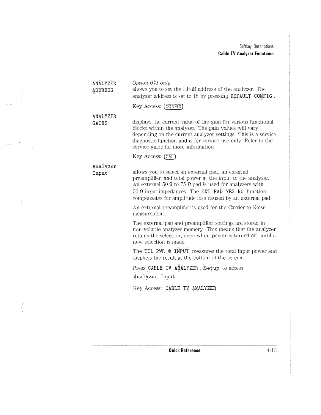 HP Cable Box 8591C manual 