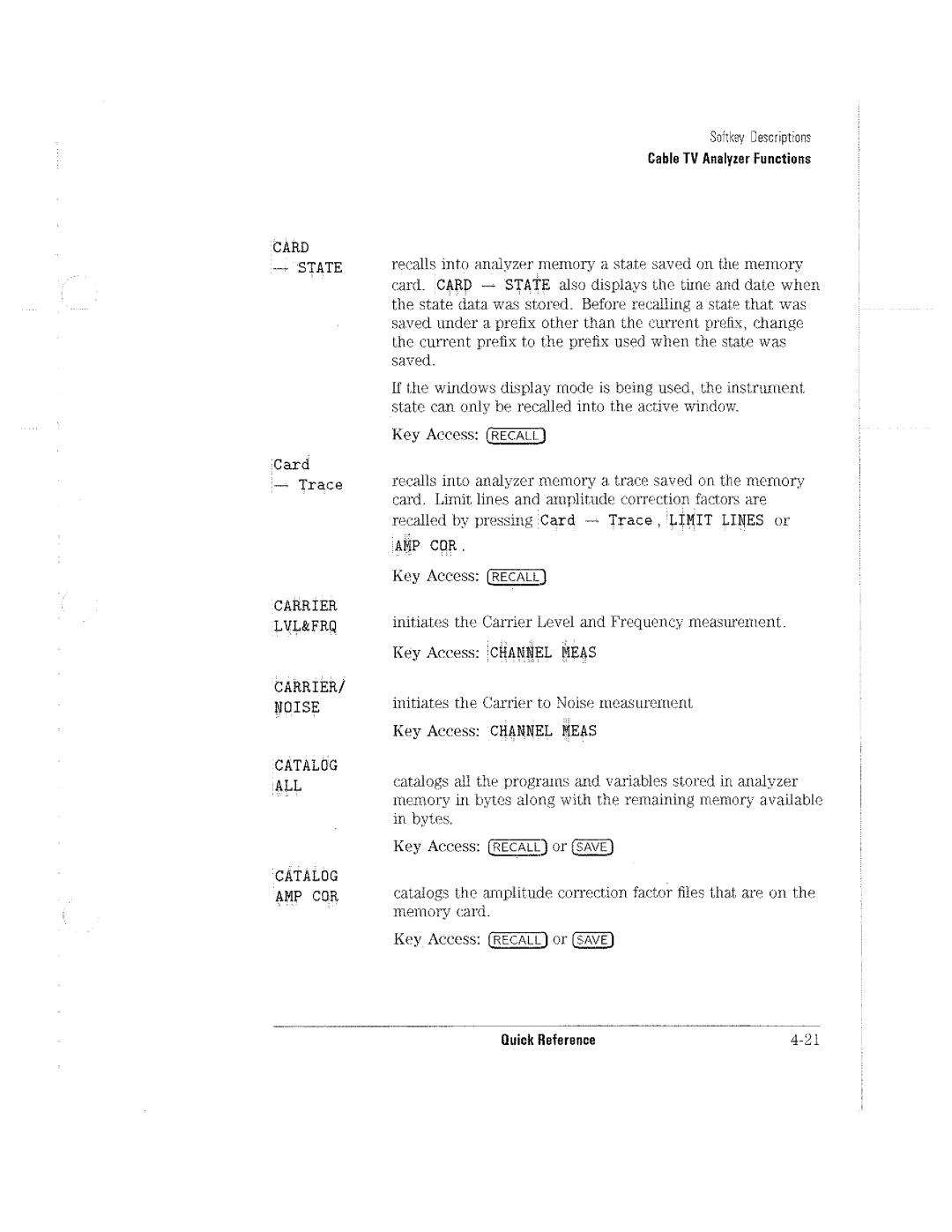 HP Cable Box 8591C manual 