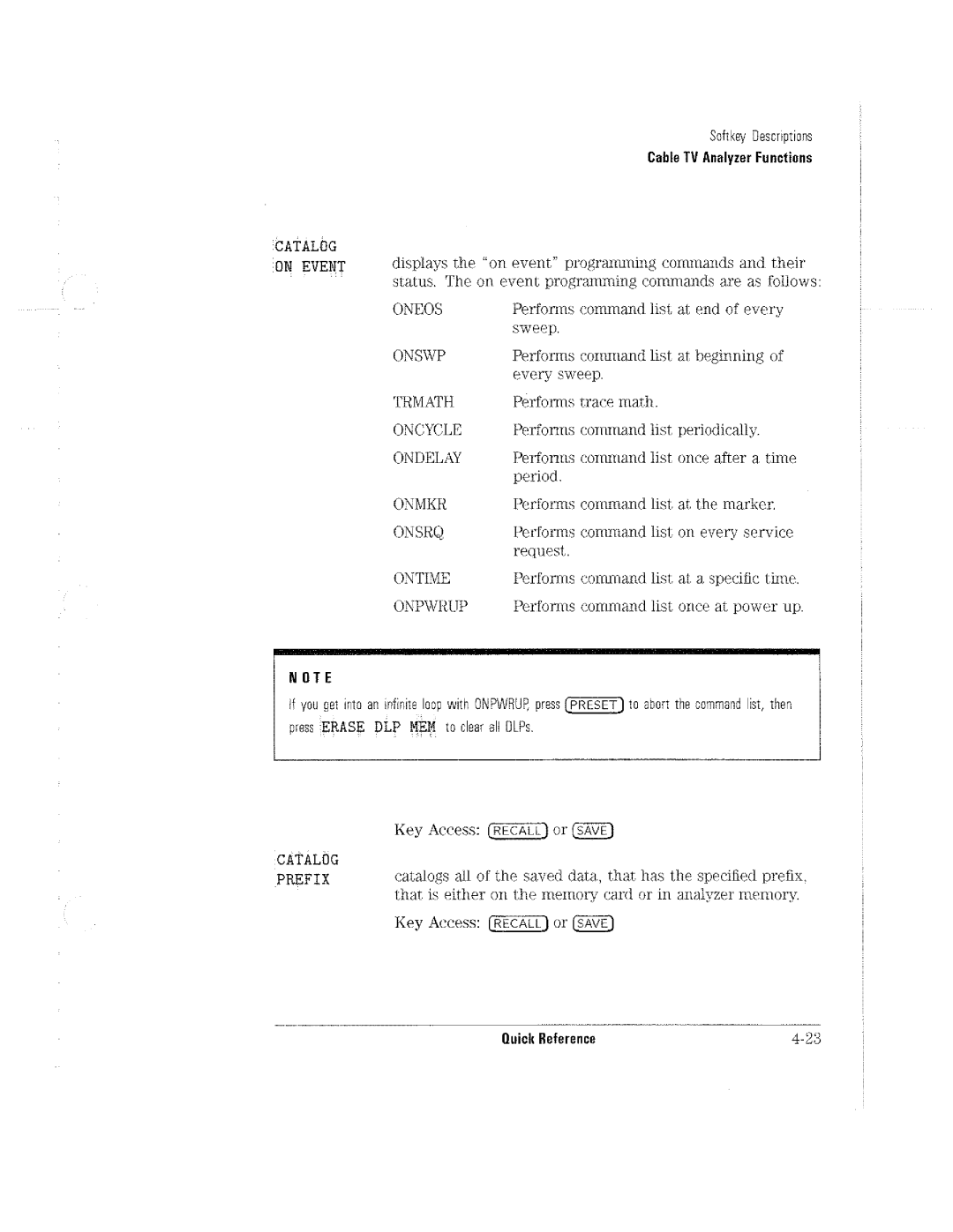HP Cable Box 8591C manual 