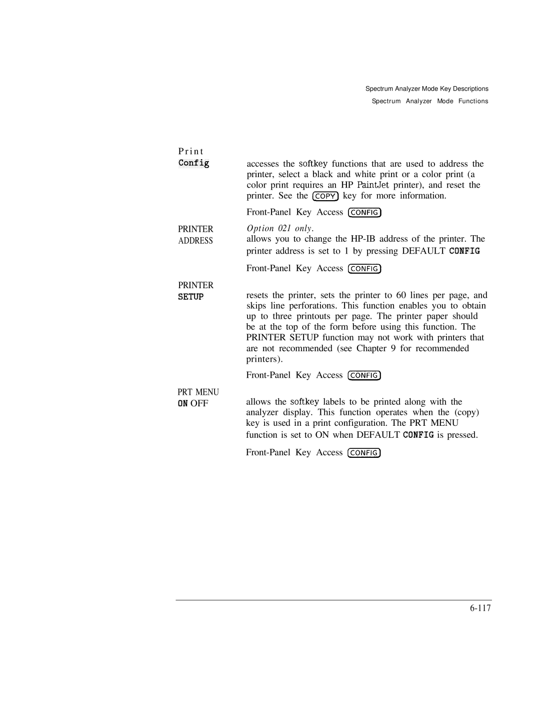 HP Cable Box 8591C manual I n t Config 