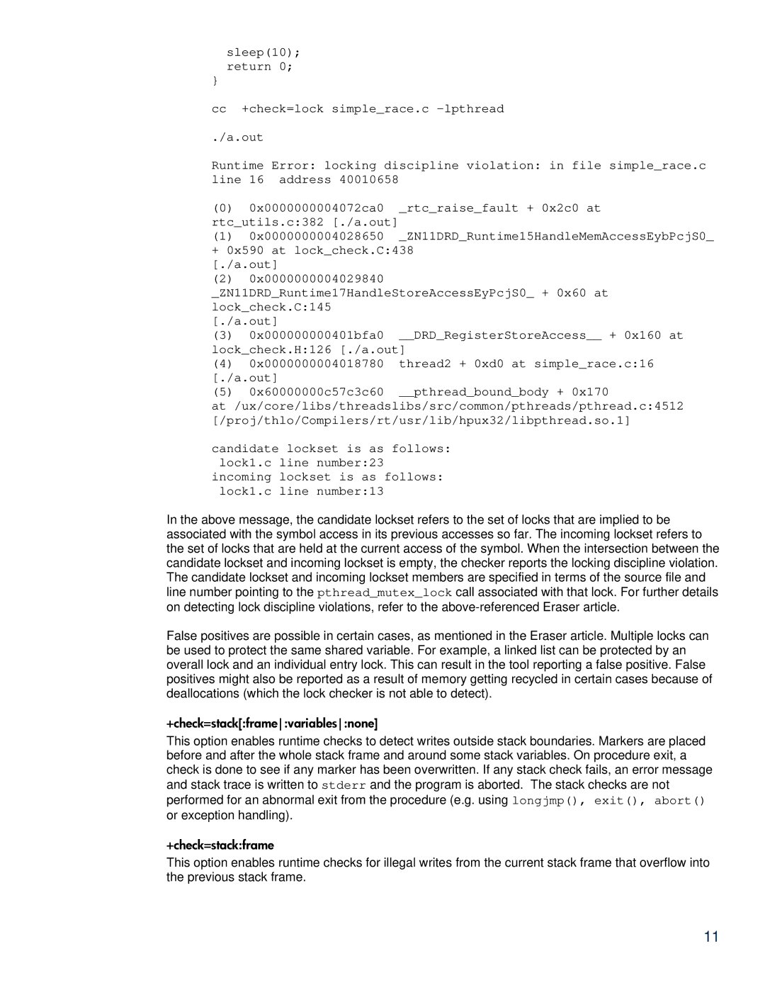 HP C/aC++ for PA-RISC Software manual 