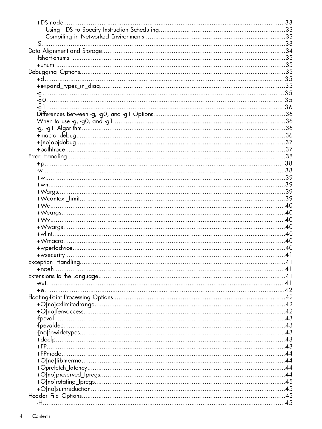 HP C/aC++ for PA-RISC Software manual +Fp 