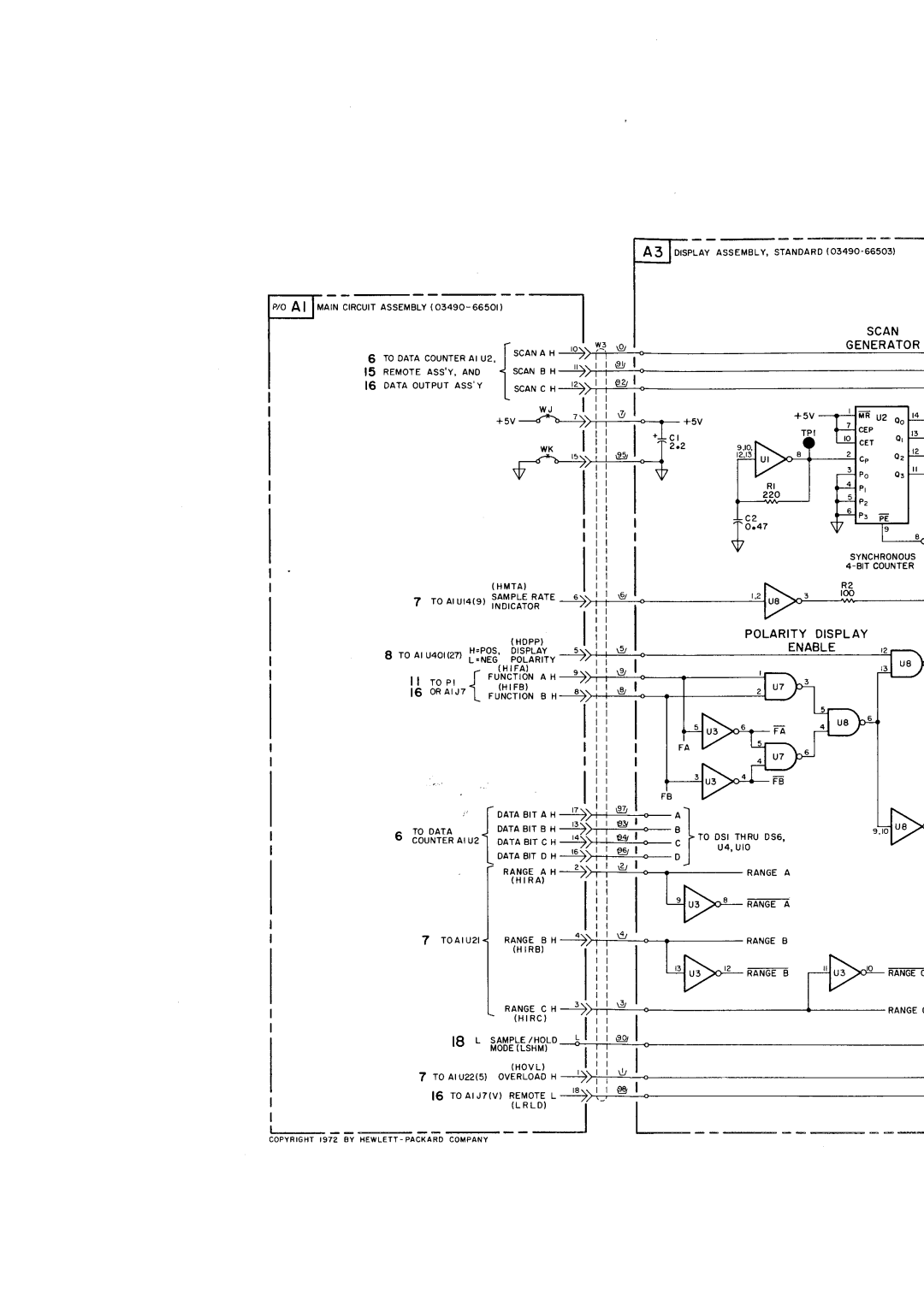 HP Car 3490A manual Roaru4oreil, =i33SfTHr-+, Polaritydisplay, Enable 