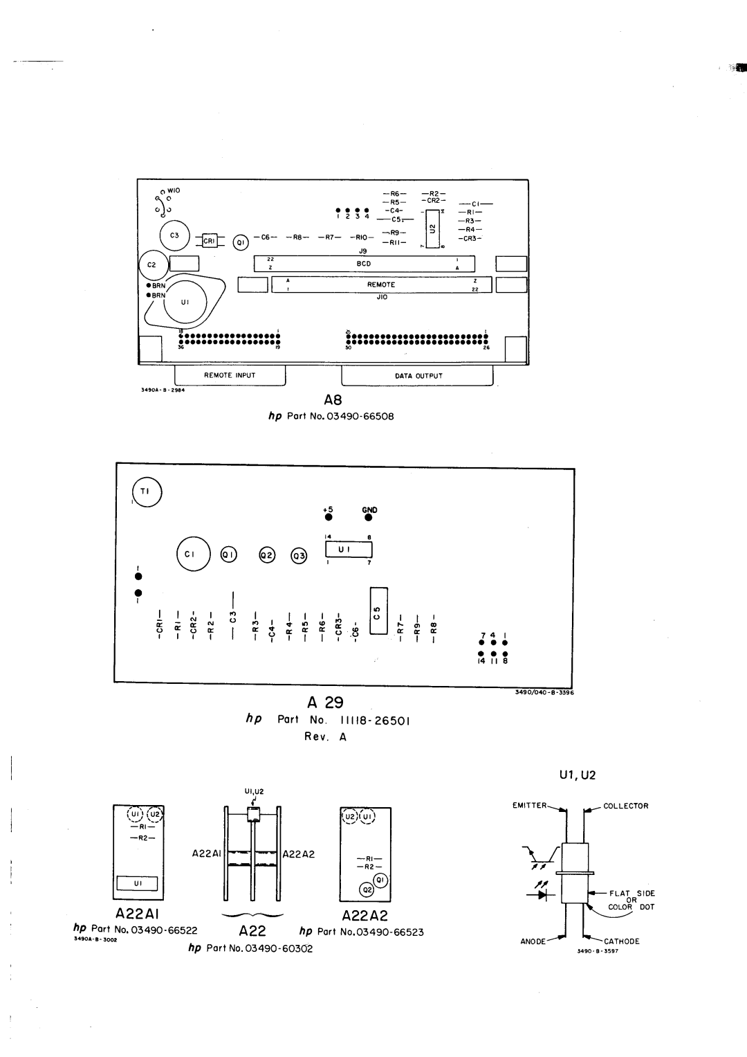 HP Car 3490A manual ? ? T, 42242, A22Al 