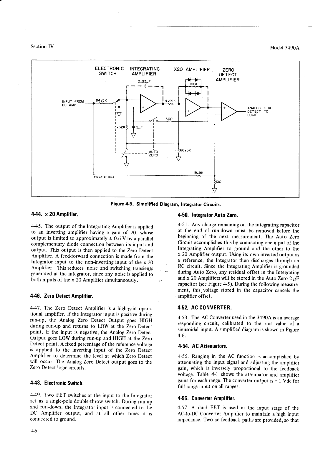 HP Car 3490A manual L44. x 20Amplifier, ZercDetectAmplifier, 52AC.CONVEBTEB, ACAttenuators, ConverterAmplifier 