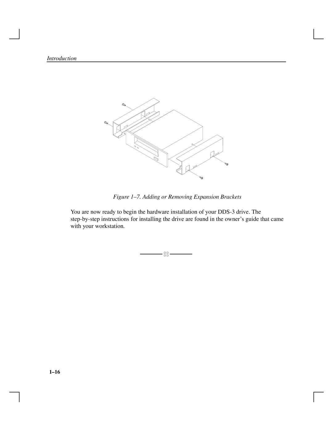 HP Cassette Player DDS-3 manual ±7. Adding or Removing Expansion Brackets 