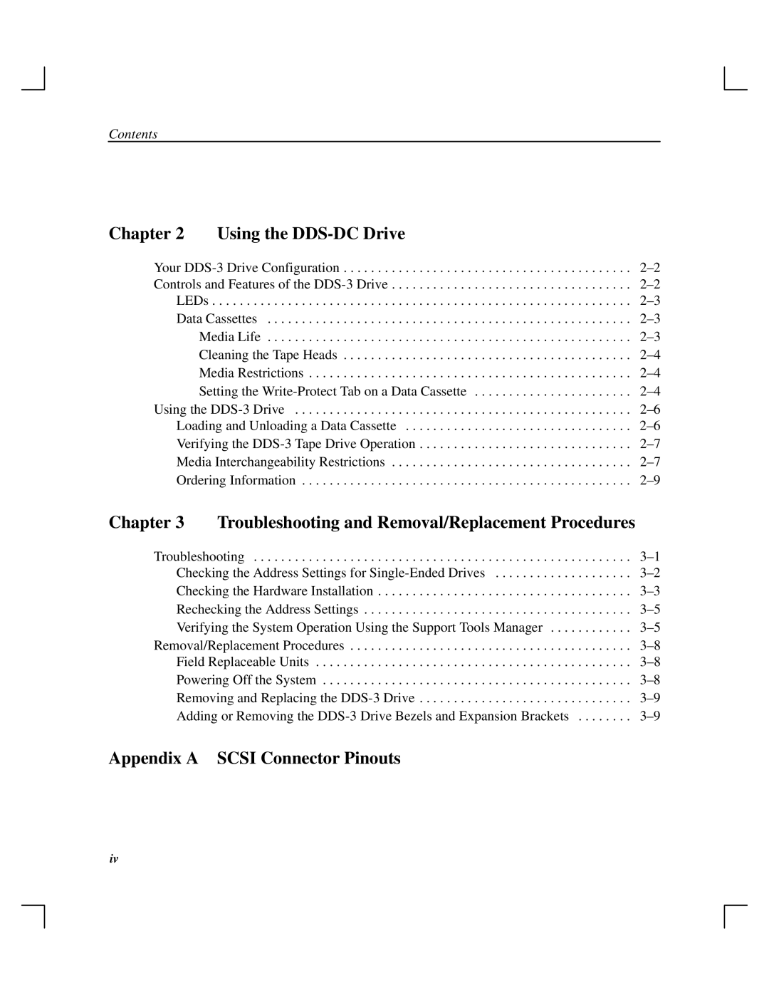 HP Cassette Player DDS-3 manual Using the DDS-DC Drive, Troubleshooting and Removal/Replacement Procedures 