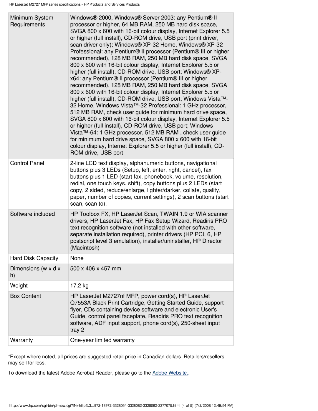 HP CB532A, M2727 MFP manual 