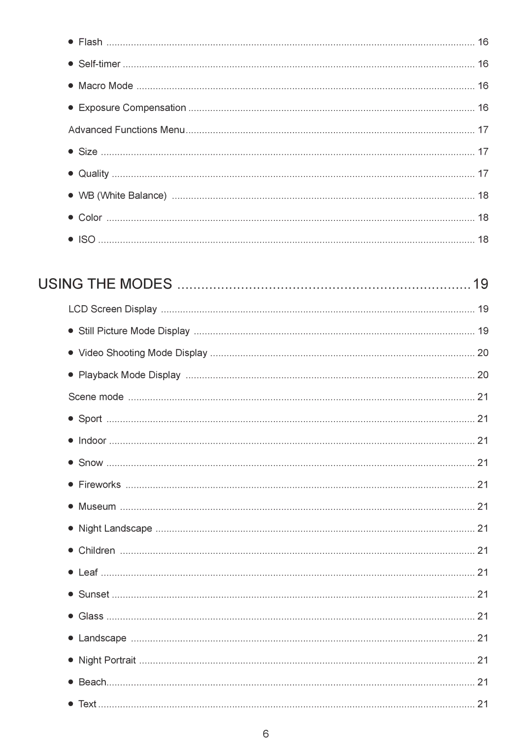 HP CC-330 manual Using the Modes 