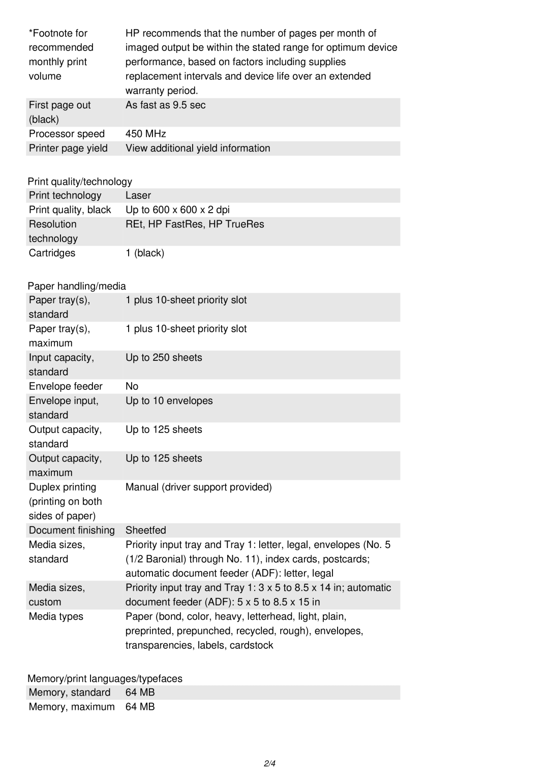 HP CC372A manual 