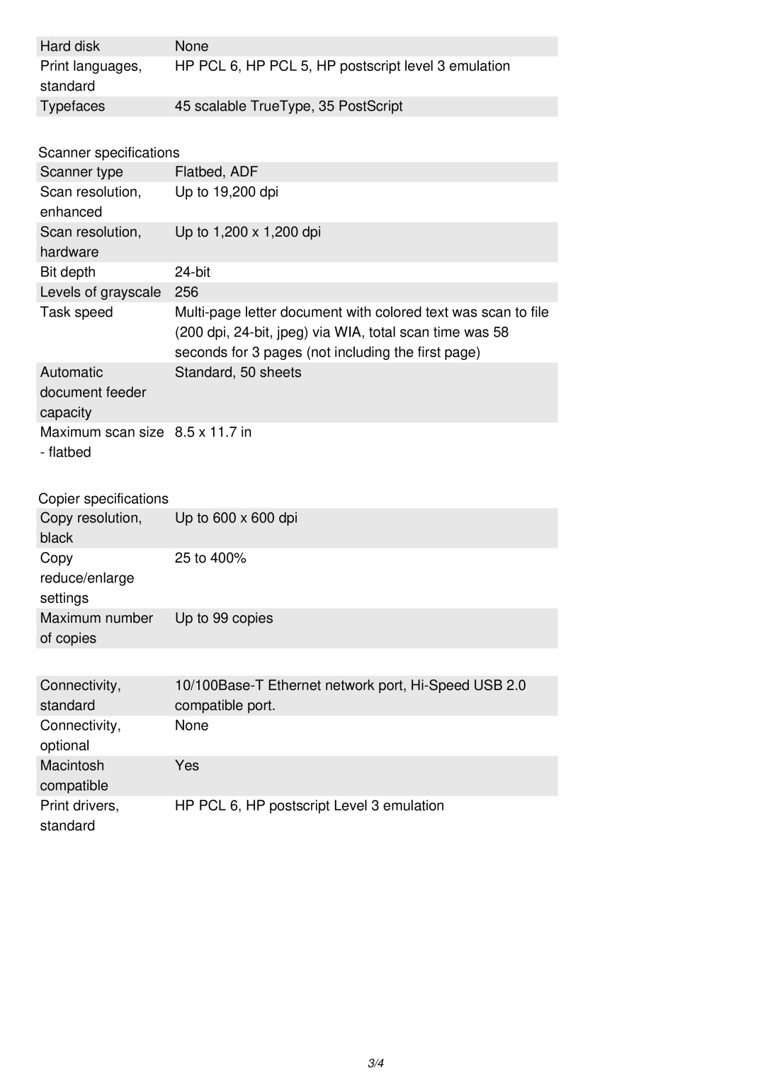 HP CC372A manual 