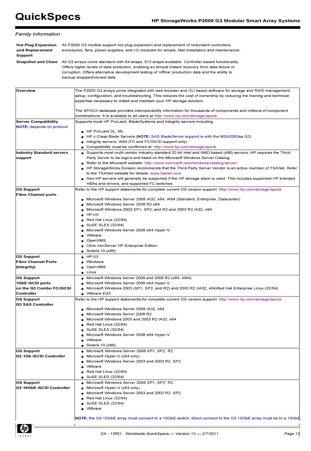 HP Channel Controller AP836B manual Overview, Server Compatibility, Industry Standard servers, OS Support, Integrity 