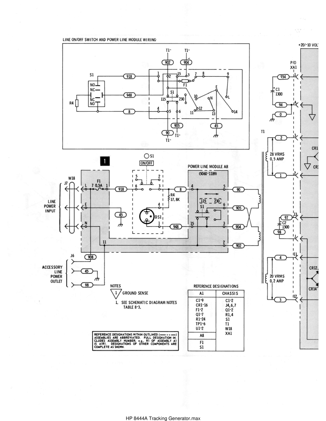 HP Child Tracker 8444A manual HP 8444A Tracking Generator.max 