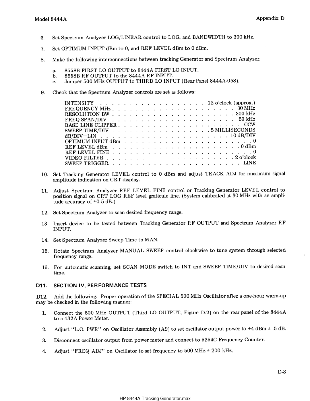 HP Child Tracker 8444A manual HP 8444A Tracking Generator.max 