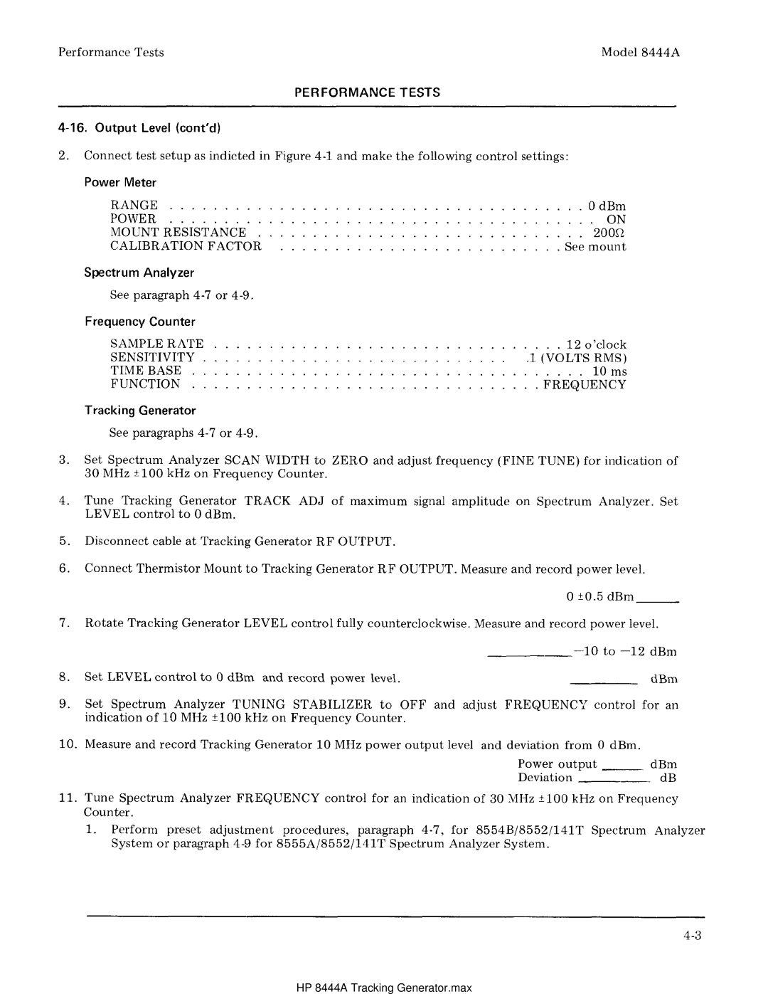 HP Child Tracker 8444A manual HP 8444A Tracking Generator.max 