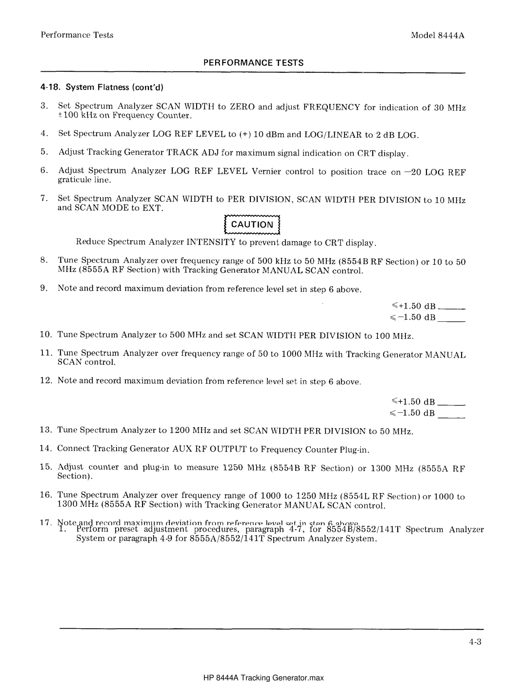 HP Child Tracker 8444A manual HP 8444A Tracking Generator.max 