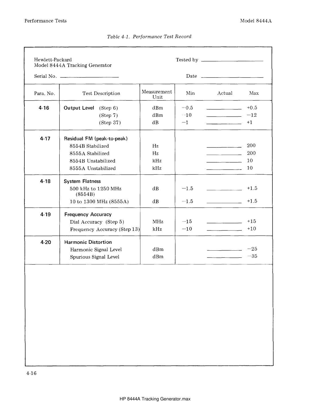 HP Child Tracker 8444A manual HP 8444A Tracking Generator.max 