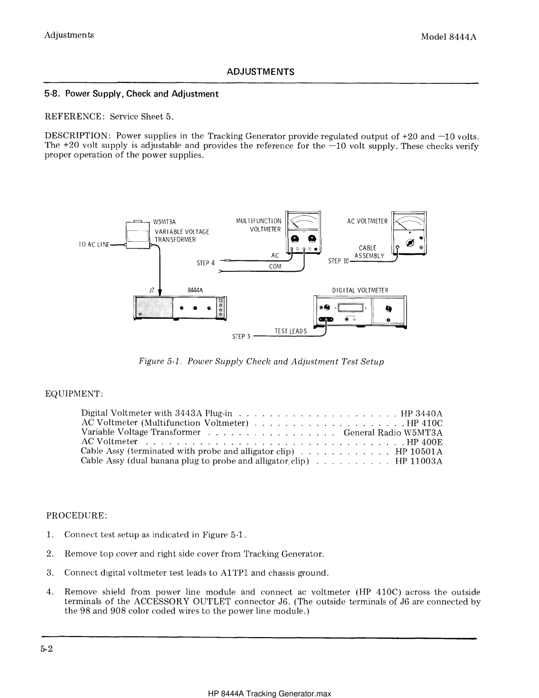 HP Child Tracker 8444A manual HP 8444A Tracking Generator.max 