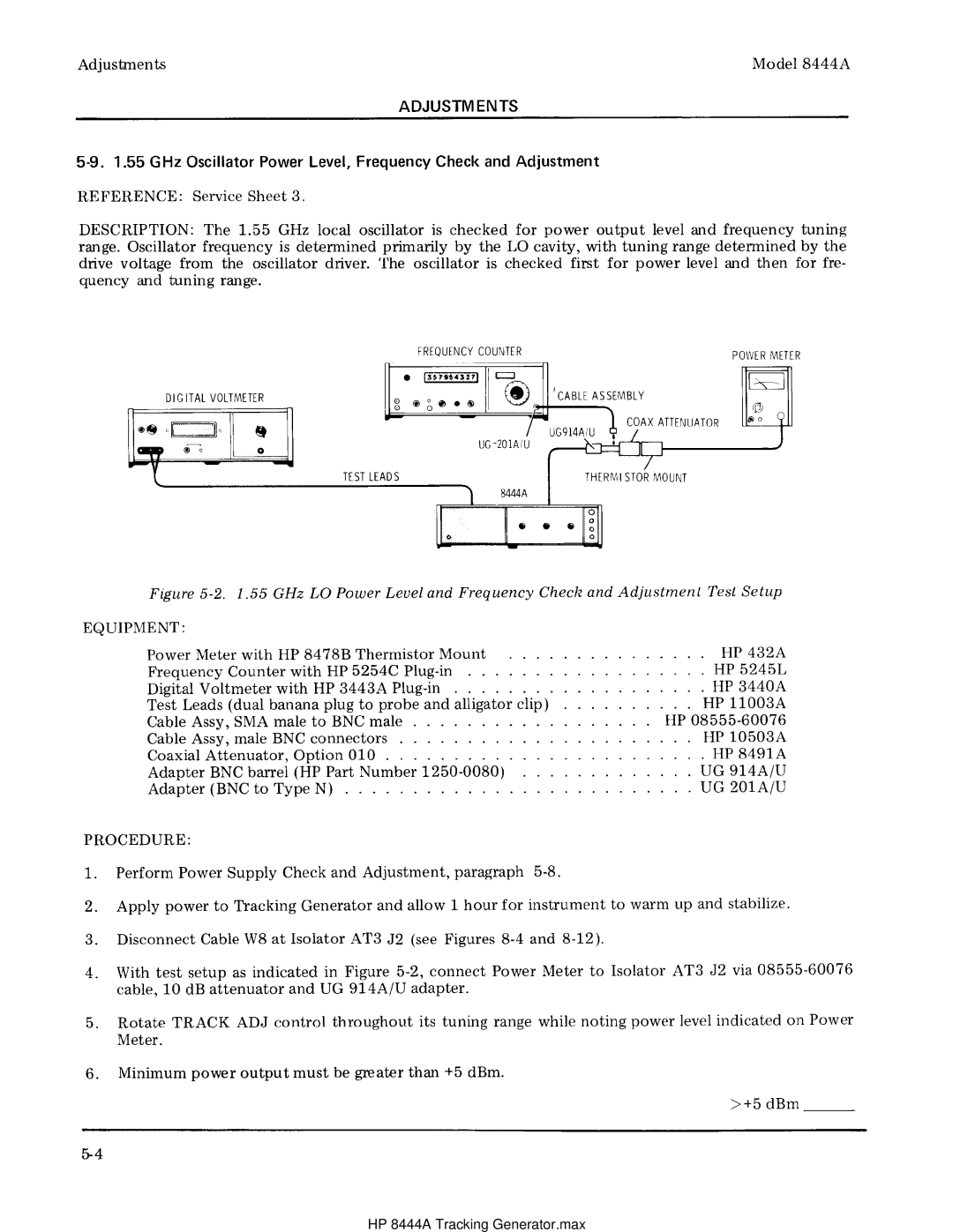 HP Child Tracker 8444A manual HP 8444A Tracking Generator.max 