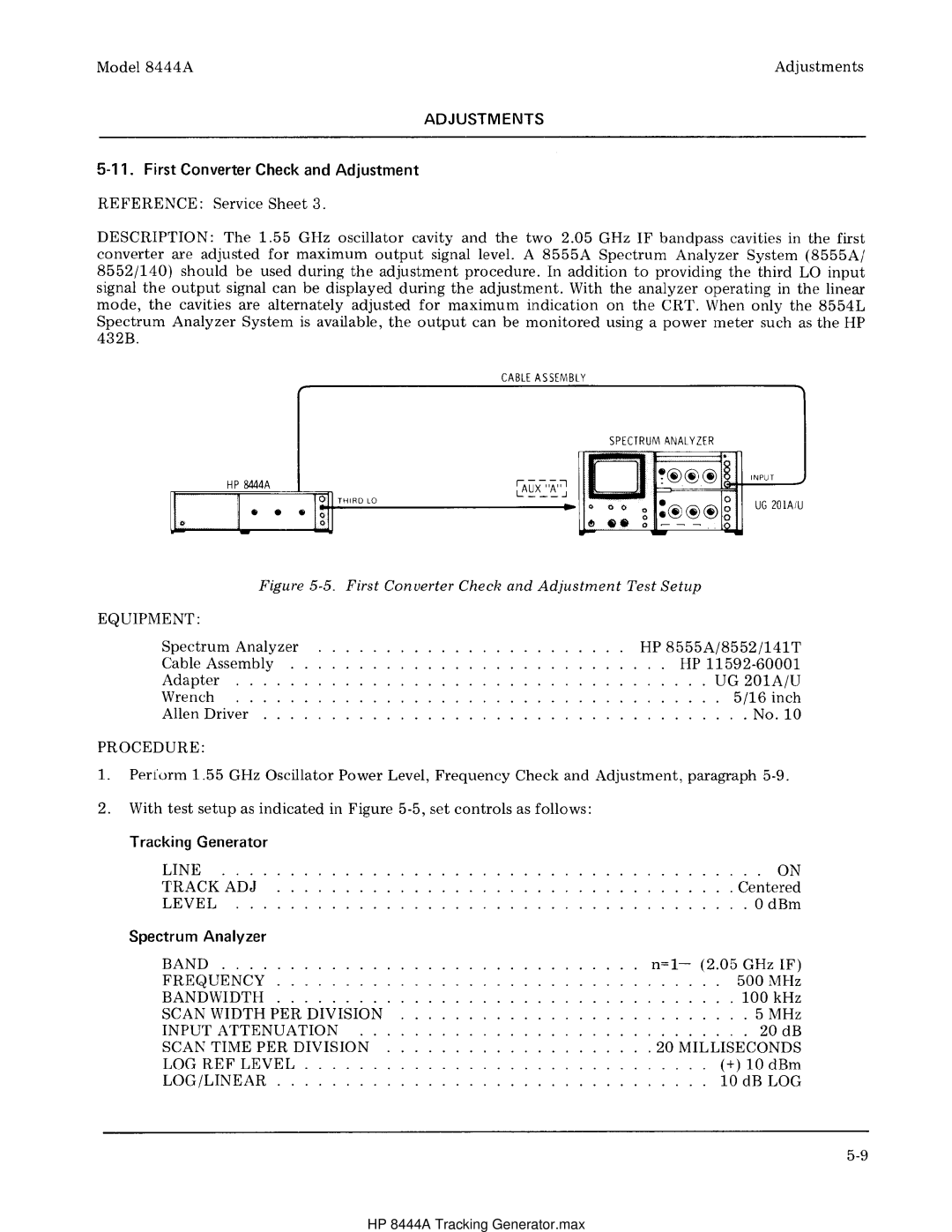 HP Child Tracker 8444A manual HP 8444A Tracking Generator.max 