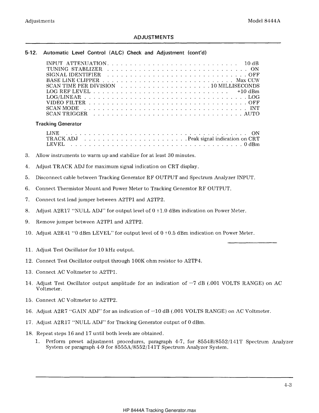 HP Child Tracker 8444A manual HP 8444A Tracking Generator.max 