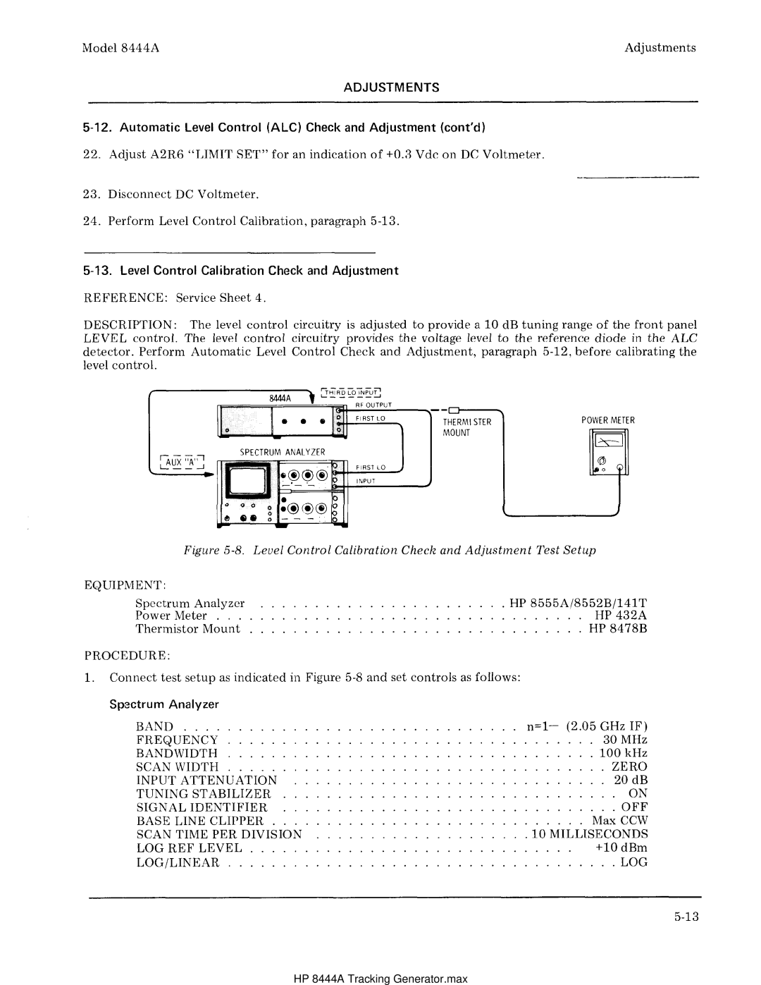 HP Child Tracker 8444A manual HP 8444A Tracking Generator.max 