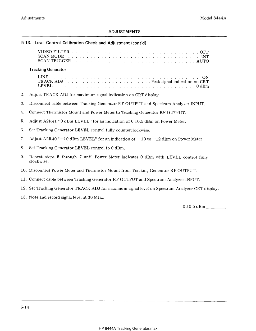 HP Child Tracker 8444A manual HP 8444A Tracking Generator.max 