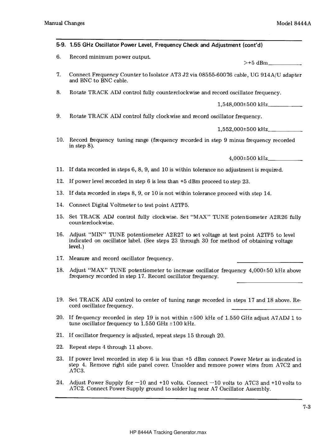 HP Child Tracker 8444A manual HP 8444A Tracking Generator.max 