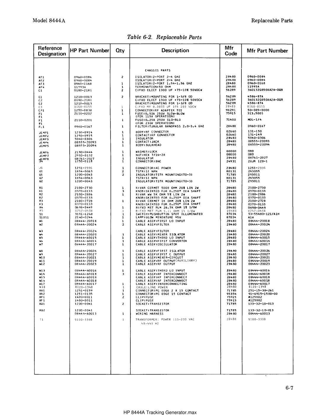 HP Child Tracker 8444A manual HP 8444A Tracking Generator.max 