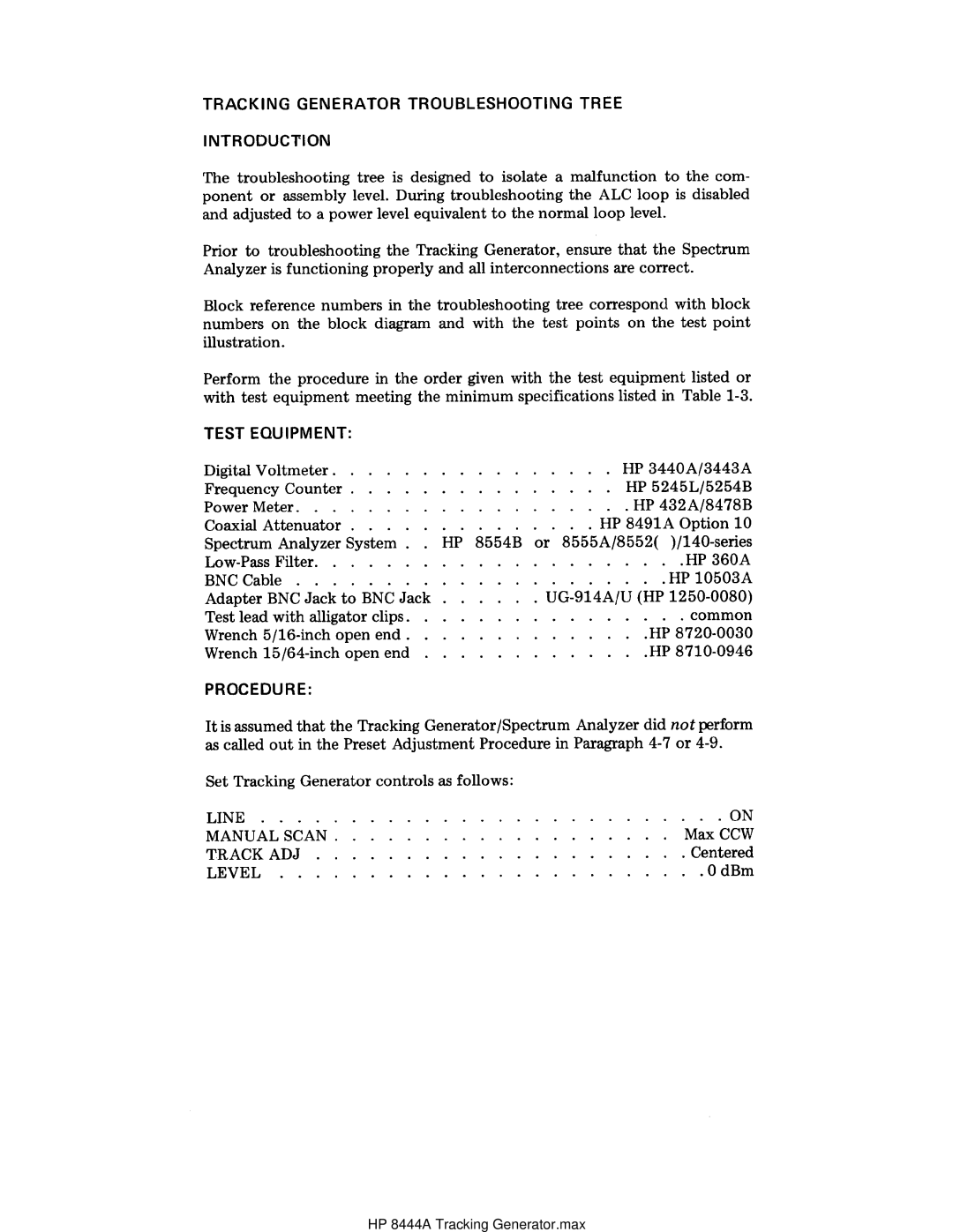 HP Child Tracker 8444A manual HP 8444A Tracking Generator.max 