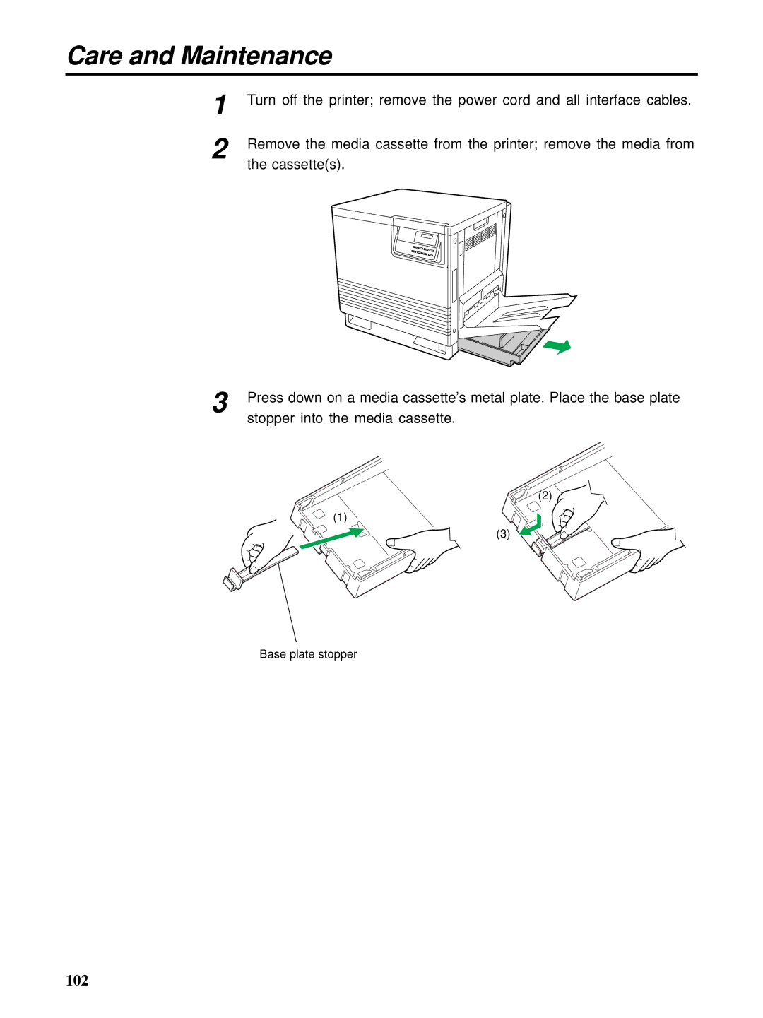 HP Ci 1100 manual 102 