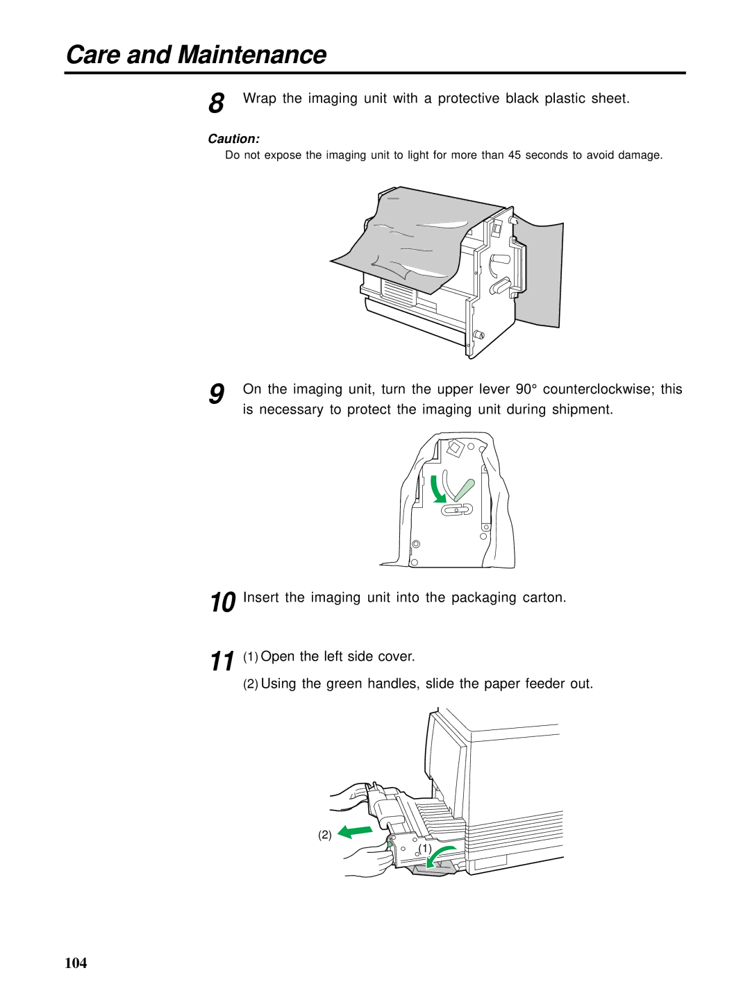 HP Ci 1100 manual 104 