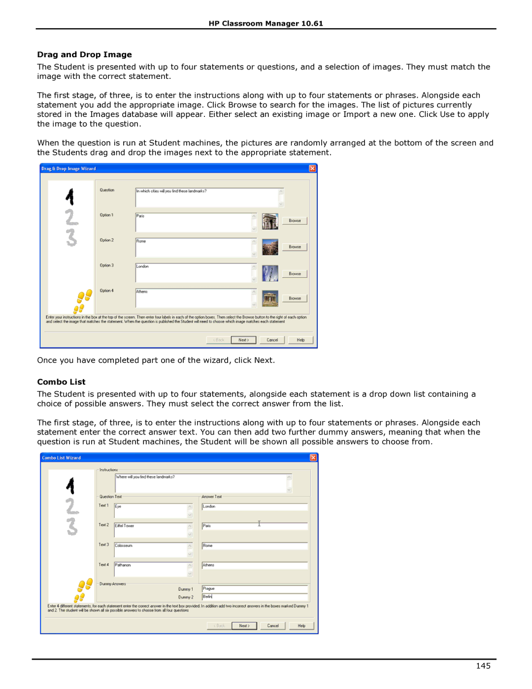 HP Classroom Manager manual Drag and Drop Image 